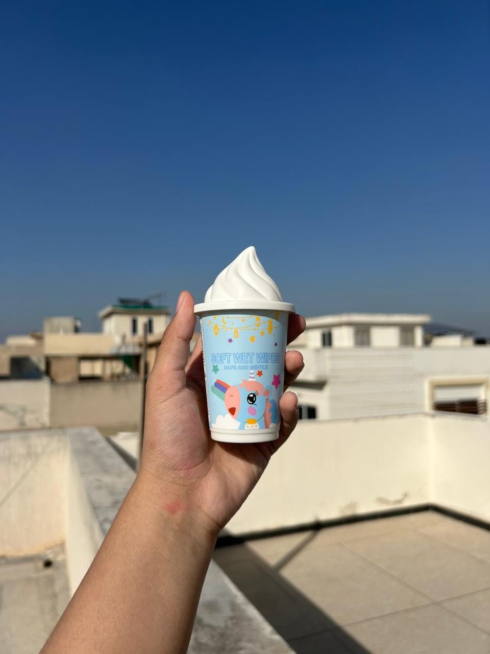 Ice cream Soft Wet Tissues Wipes