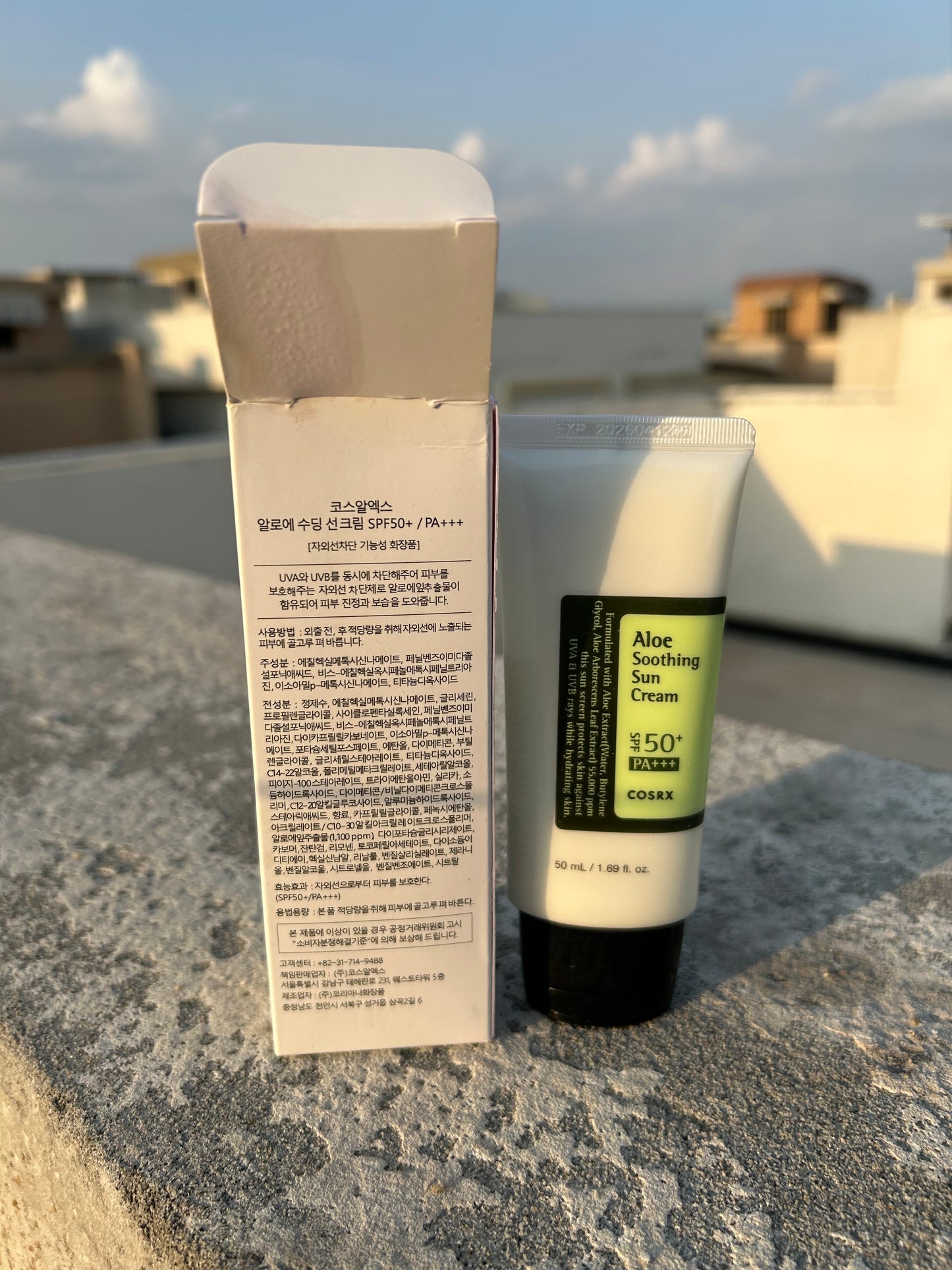 COSRX ALOE VERA 50+ SPF SUN CREAM