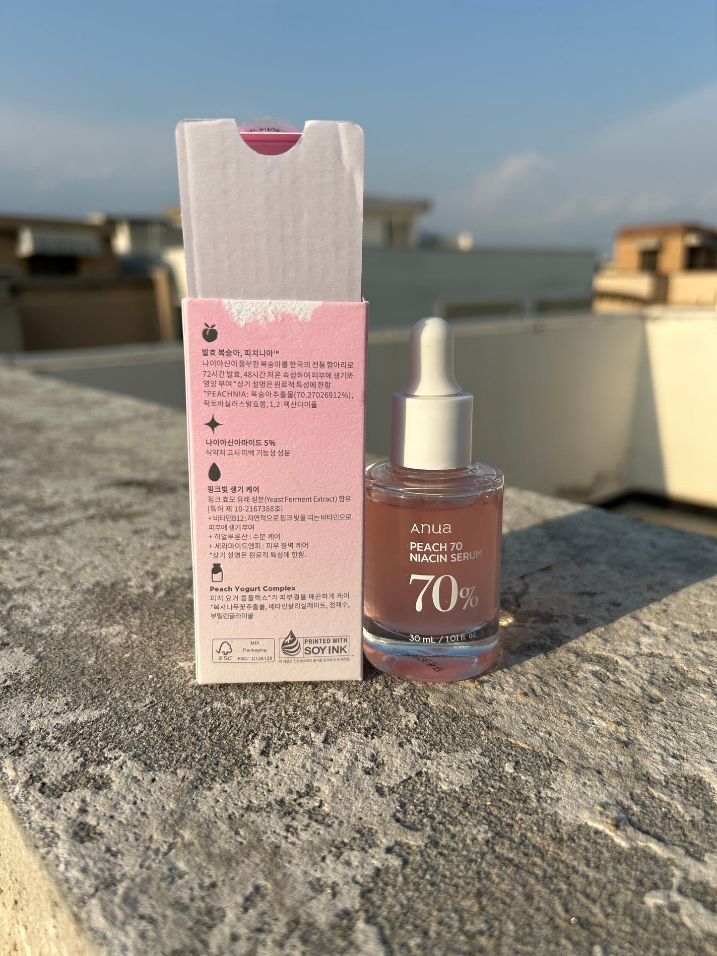 ANUA PEACH 70 NIACIN SERUM 30 ML.