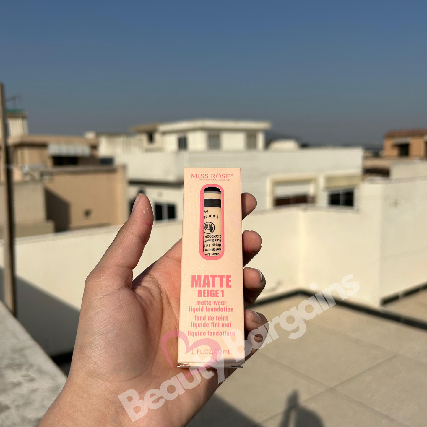 Miss Rose Matte-Water Liquid Foundation
