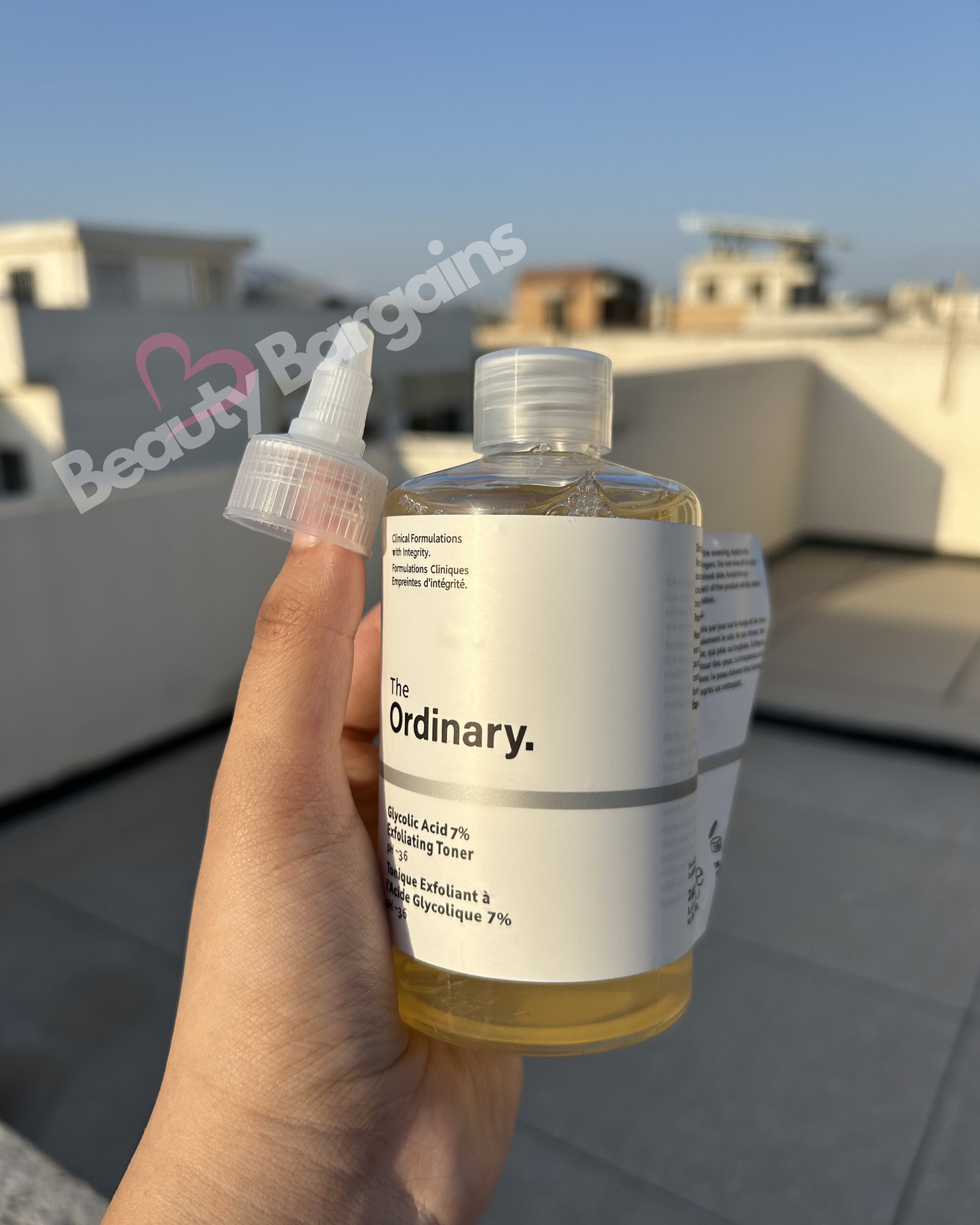 THE ORDINARY GLYCOLIC ACID TONIC SOLUTION 240 ML BIG SIZE.