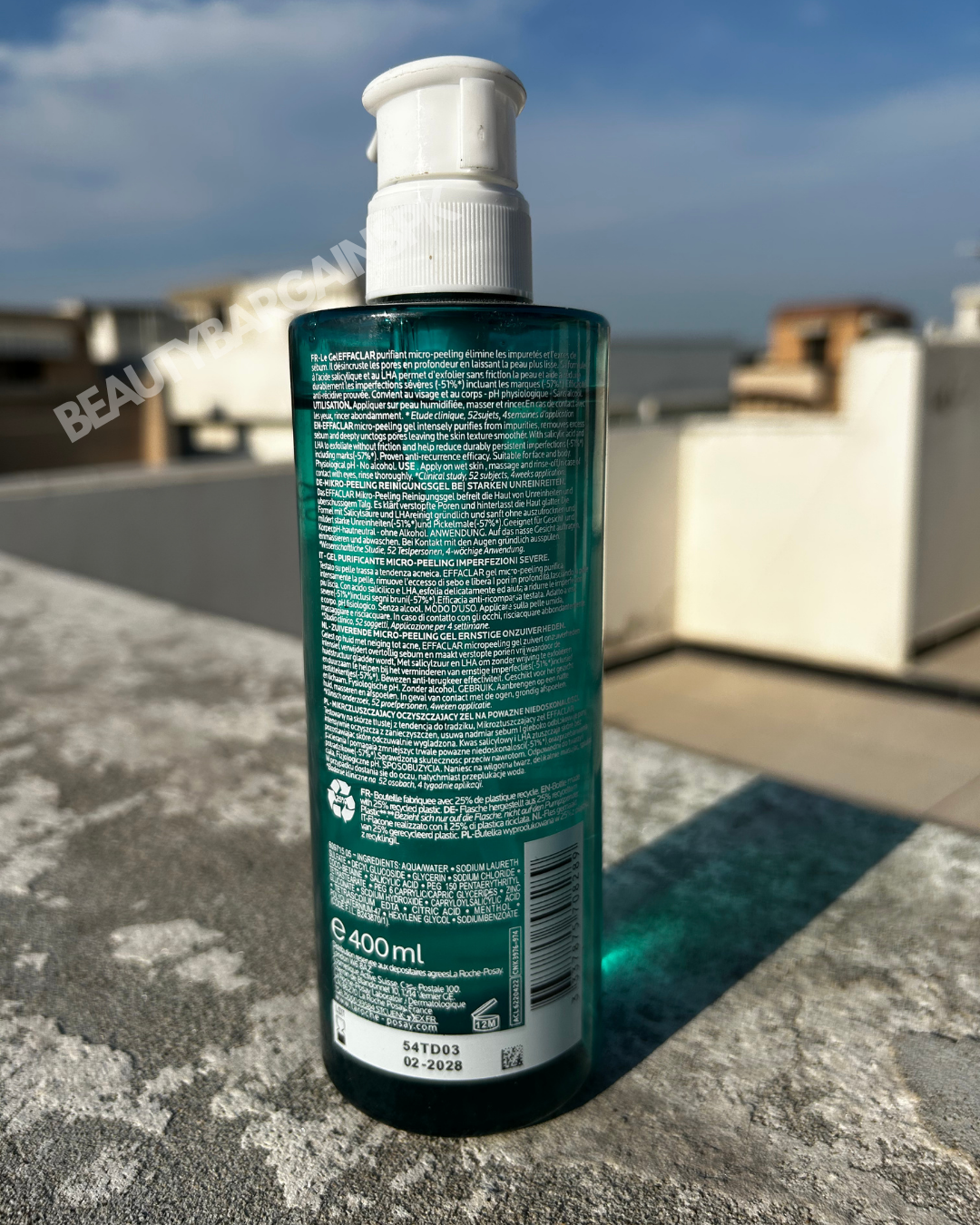 LA ROCHE POSAY EFFACLAR GEL MOUSSANT PURIFYING FACEWASH