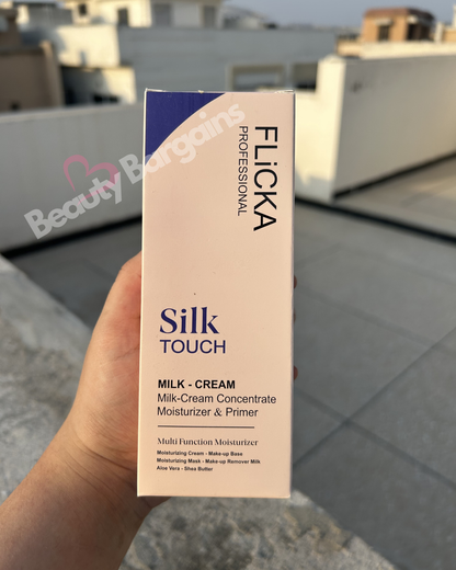 Flicka professional silk touch milk cream moisturiser and primer