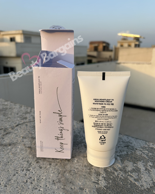 ANUA HEARTLEAF 70 SOOTHING CREAM 100 ML