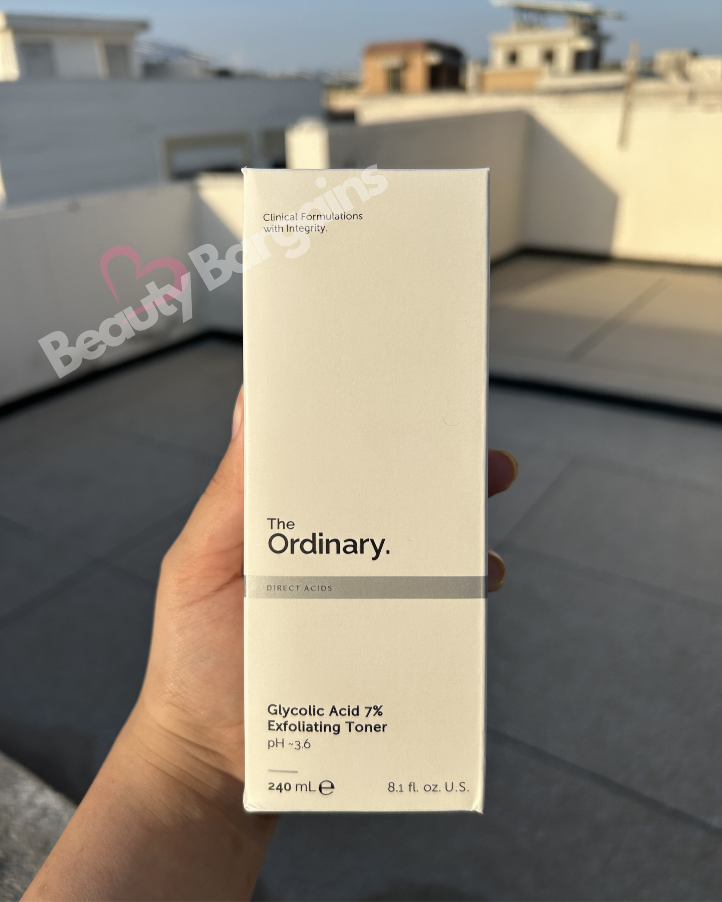 THE ORDINARY GLYCOLIC ACID TONIC SOLUTION 240 ML BIG SIZE.