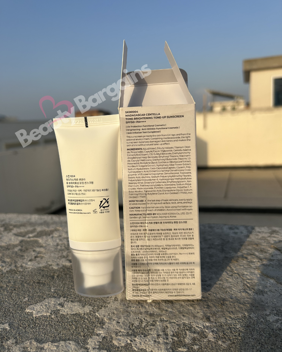 SKIN 1004 MADAGASCAR CENTELLA TONE BRIGHTENING TONE-UP SUNSCREEN SPF 50+ PA++++