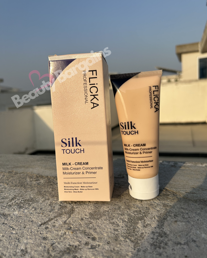 Flicka professional silk touch milk cream moisturiser and primer