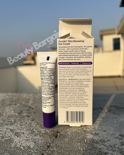 CERA VE SKIN RENEWING EYE CREAM.