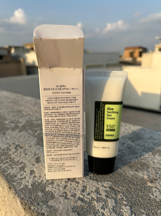 COSRX ALOE VERA 50+ SPF SUN CREAM