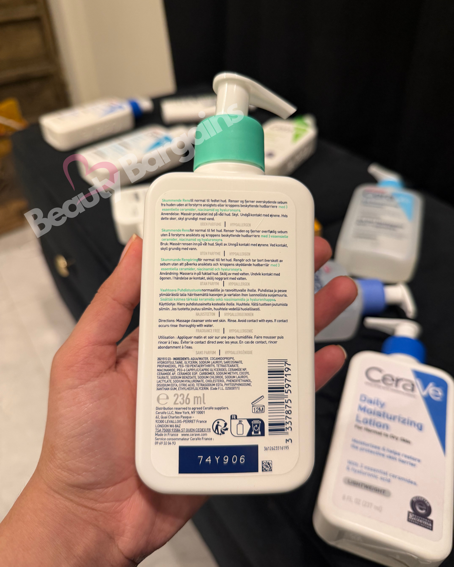 CERA VE FOAMING FACIAL CLEANSER 237 ML.