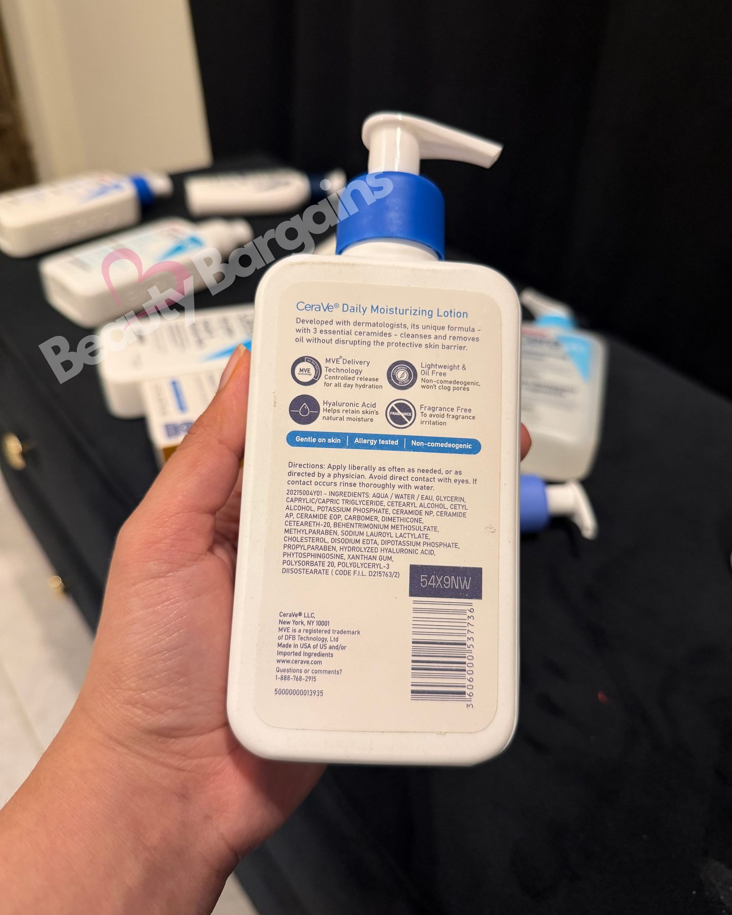 CERA VE DAILY MOISTURIZING LOTION-236 ML. DRY TO VERY DRY SKIN.