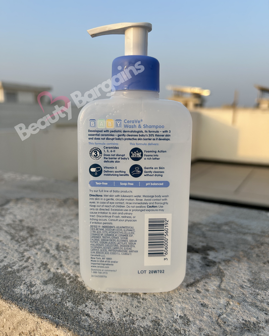 CERAVE BABY WASH & SHAMPOO 237 ML