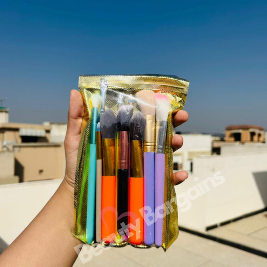 Colorful Soft Makeup Brush Set