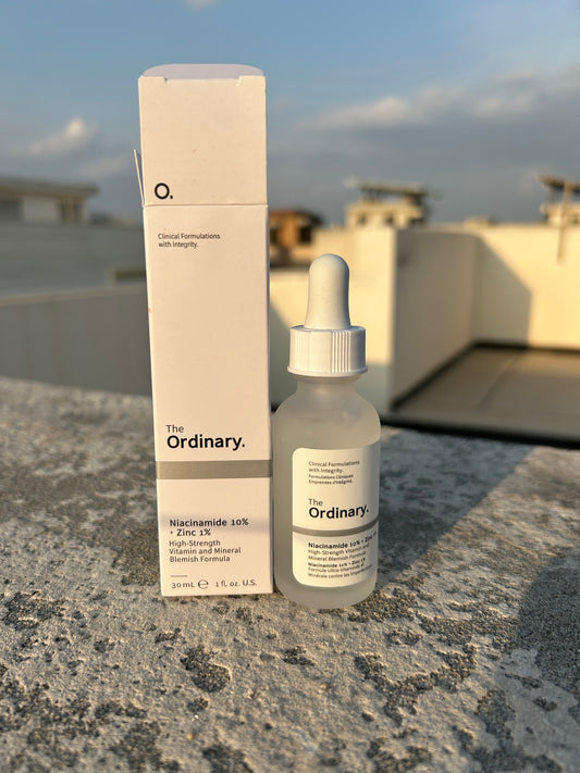 THE ORDINARY NIACINAMIDE 10% ZINC 1% 30 ML SERUM.