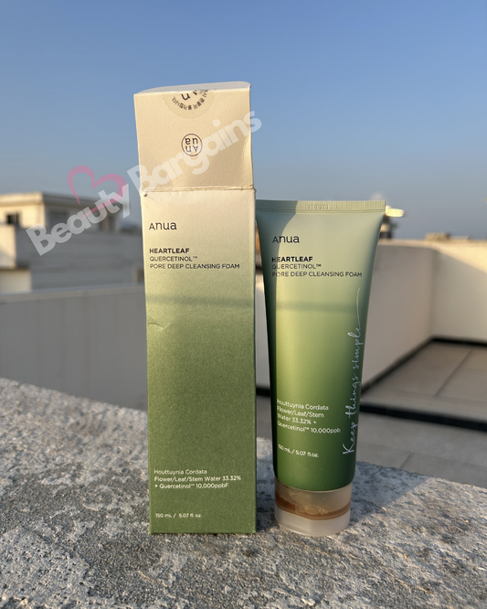 ANUA HEARTLEAF QUERCETINOL PORE DEEP CLEANSING FOAM 🌿✨