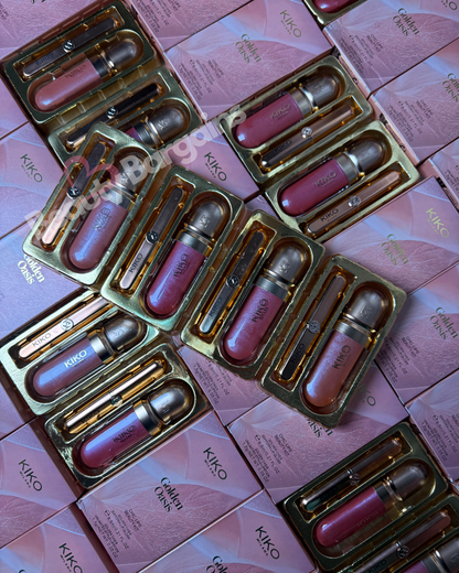 KIKO Golden Oasis Chic Lips Beauty Kit close-up
